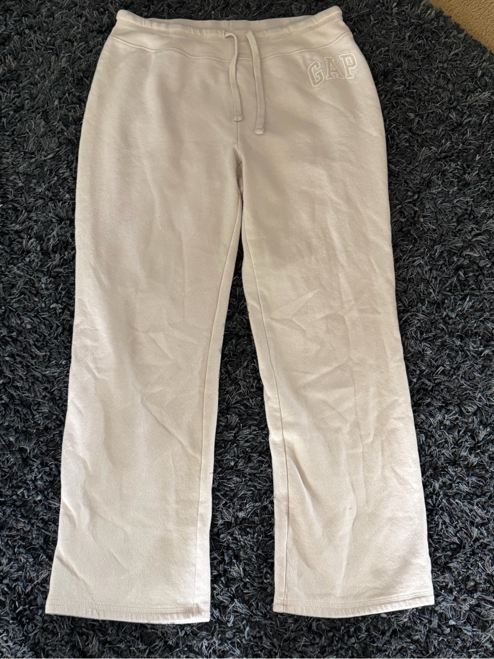 GAP Cream Drawstring Cozy Sweatpants